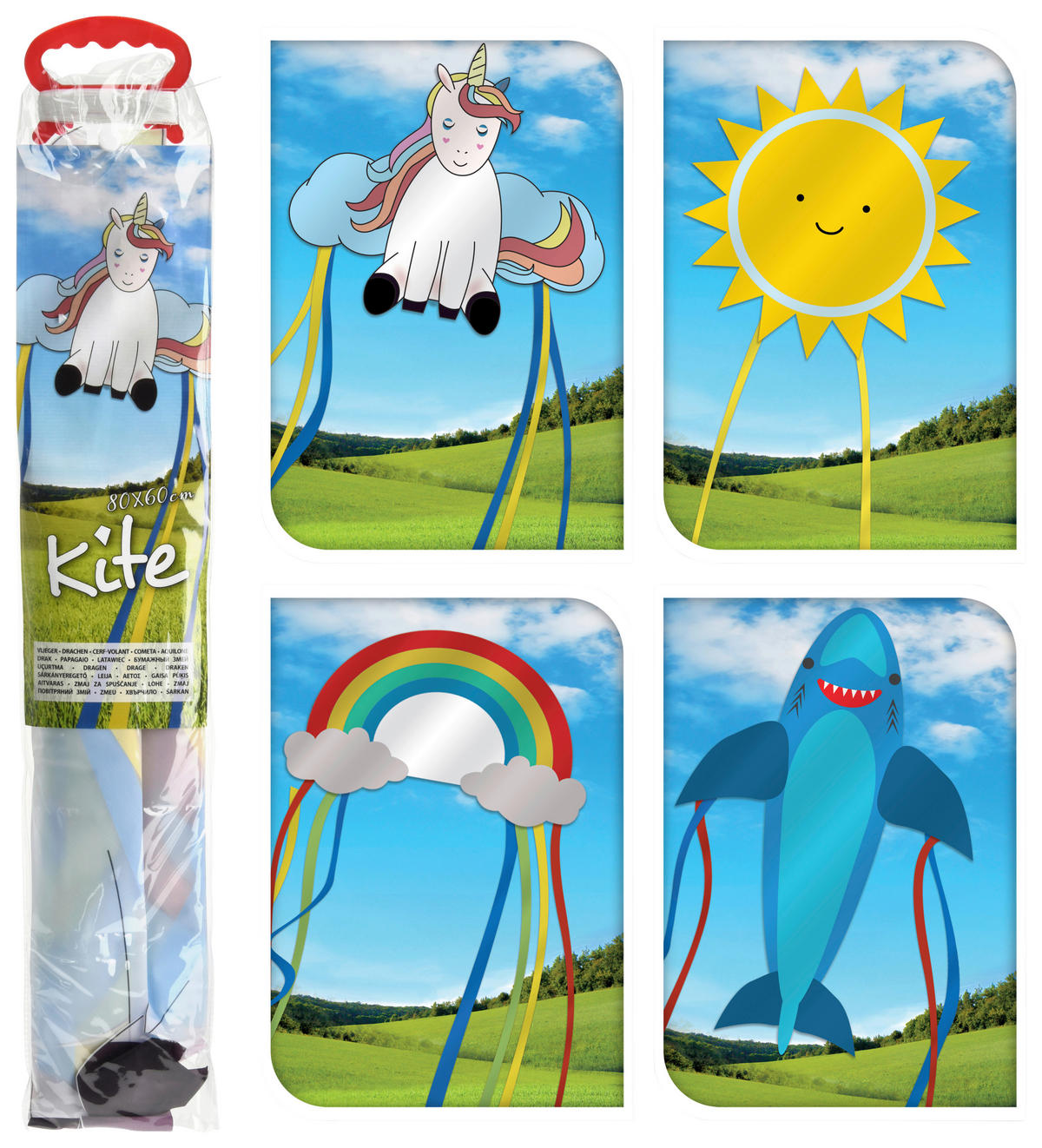 DRAKE FÖR BARN - multicolor, Basics, plast