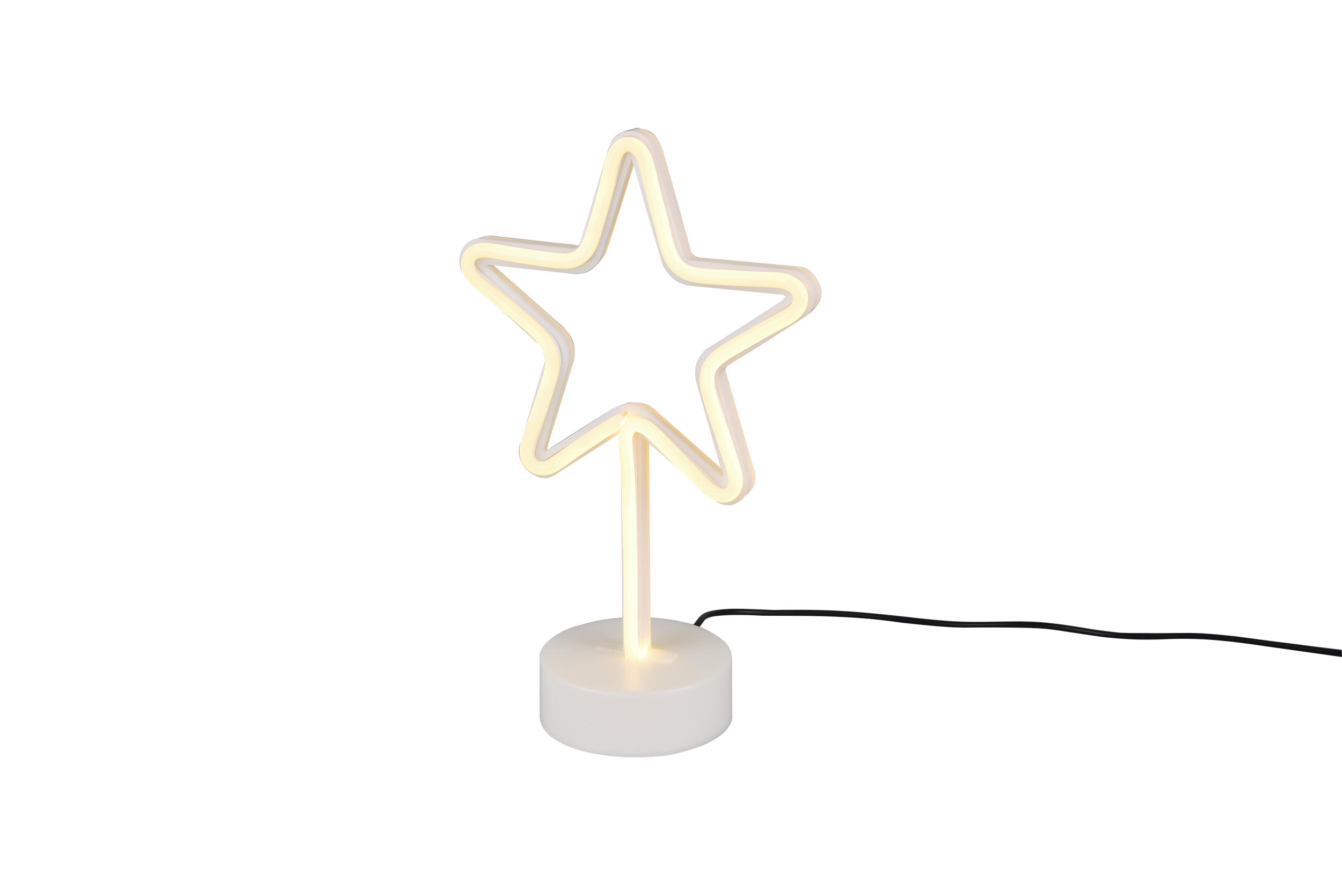 LED-TISCHLEUCHTE - Weiss, Trend, Kunststoff (18,7/30,5/10cm)