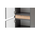 MIDISCHRANK 40/130/35 cm  - Eiche Wotan/Grau, Natur, Holzwerkstoff (40/130/35cm) - Xora