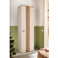 GARDEROBENSCHRANK  in 60/197/38 cm  - Kaschmir/Eichefarben, Basics, Holzwerkstoff/Kunststoff (60/197/38cm) - Xora