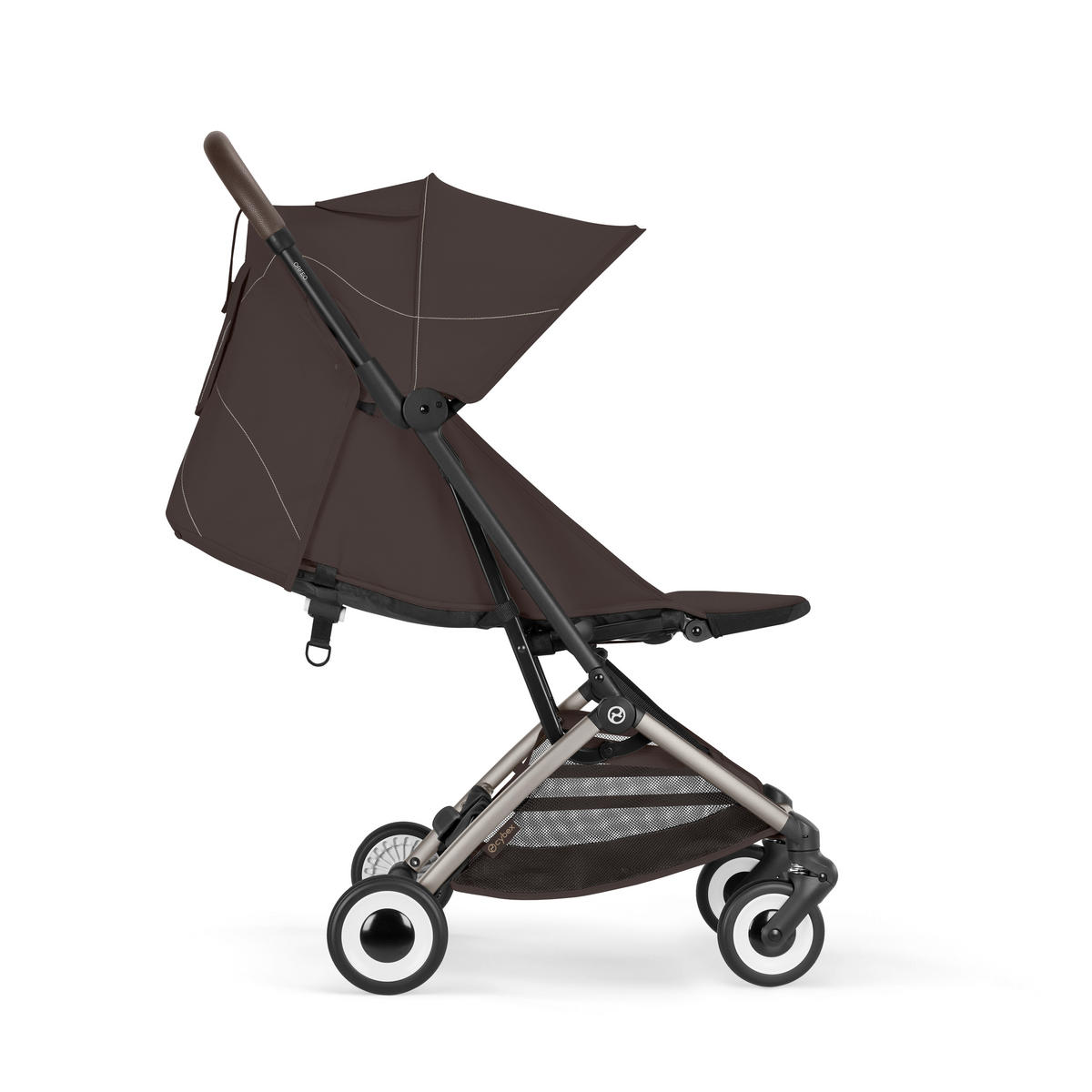 BUGGY ORFEO TPE  - Taupe/Dunkelbraun, Basics, Kunststoff/Textil (77/52cm) - cybex GOLD
