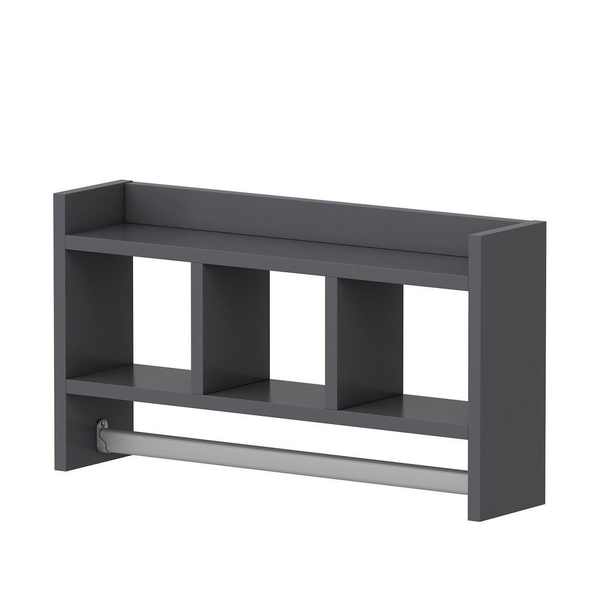 KÖKSHYLLA 64/35/15 cm  i antracit  - antracit, Design, trämaterial (64/35/15cm) - Livetastic