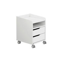 ROLLCONTAINER Weiß  - Weiß, Basics, Holzwerkstoff/Kunststoff (43,3/47,6/60,5cm) - Paidi