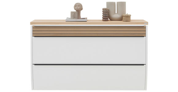 SCHUHKIPPER  in 160/96/31 cm  - Eichefarben/Anthrazit, Design, Holzwerkstoff/Metall (160/96/31cm) - Dieter Knoll