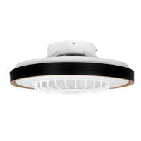 PLAFONSKI VENTILATOR   - bela/zlatna, Osnovno, metal/plastika (50/12cm) - Mican