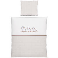 POSTELJNINA ZA DOJENČKE      80/80 cm         - siva/bež, Basics, tekstil (80/80cm) - My Baby Lou