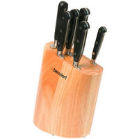 MESSERBLOCK PROFI LINE 7-teilig  - Schwarz/Braun, MODERN, Holz/Metall (21.3/36/11.5cm) - Berndorf