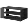 COUCHTISCH in Holzwerkstoff  - Schwarz/Grau, Trend, Holzwerkstoff/Kunststoff (100/45/60cm) - Livetastic
