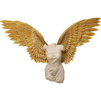 SKULPTUR - Beige/Goldfarben, Design, Kunststoff (203/140/30,5cm) - Kare-Design