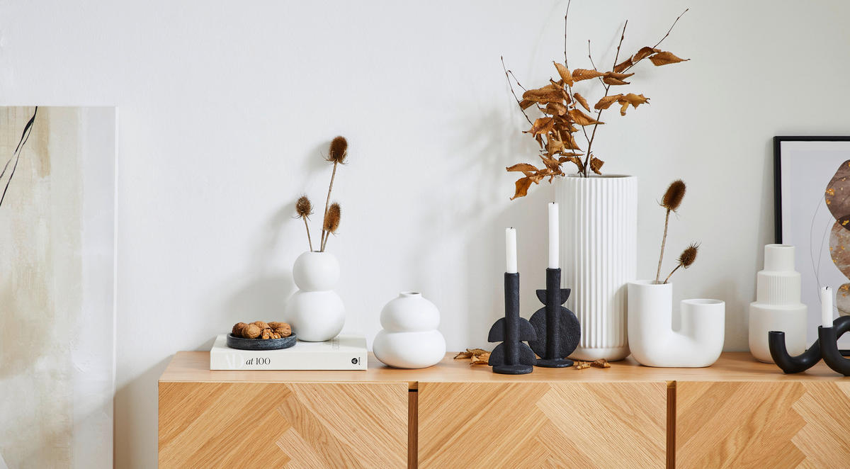 VASE 16 cm  - Weiß, MODERN, Keramik (16/16/16cm) - Novel