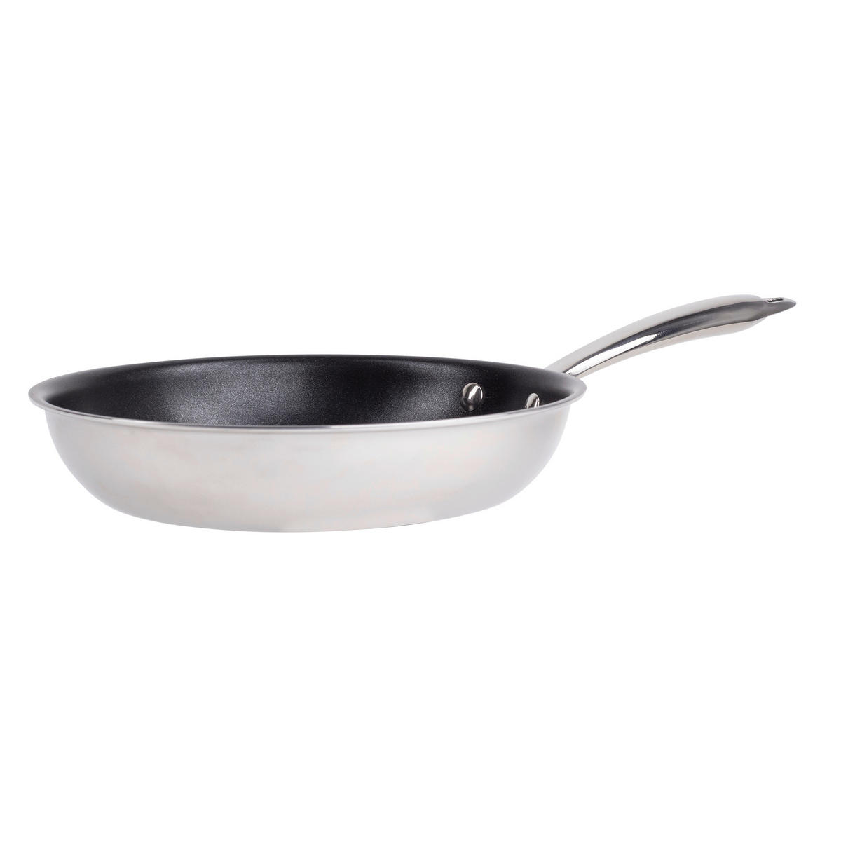 PFANNENSET Edelstahl 2-teilig  - Edelstahlfarben, Basics, Metall (26/9/44.5cm)
