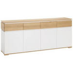 SIDEBOARD  in 190/80/40 cm  - Eichefarben/Weiß, KONVENTIONELL, Holzwerkstoff (190/80/40cm) - Novel