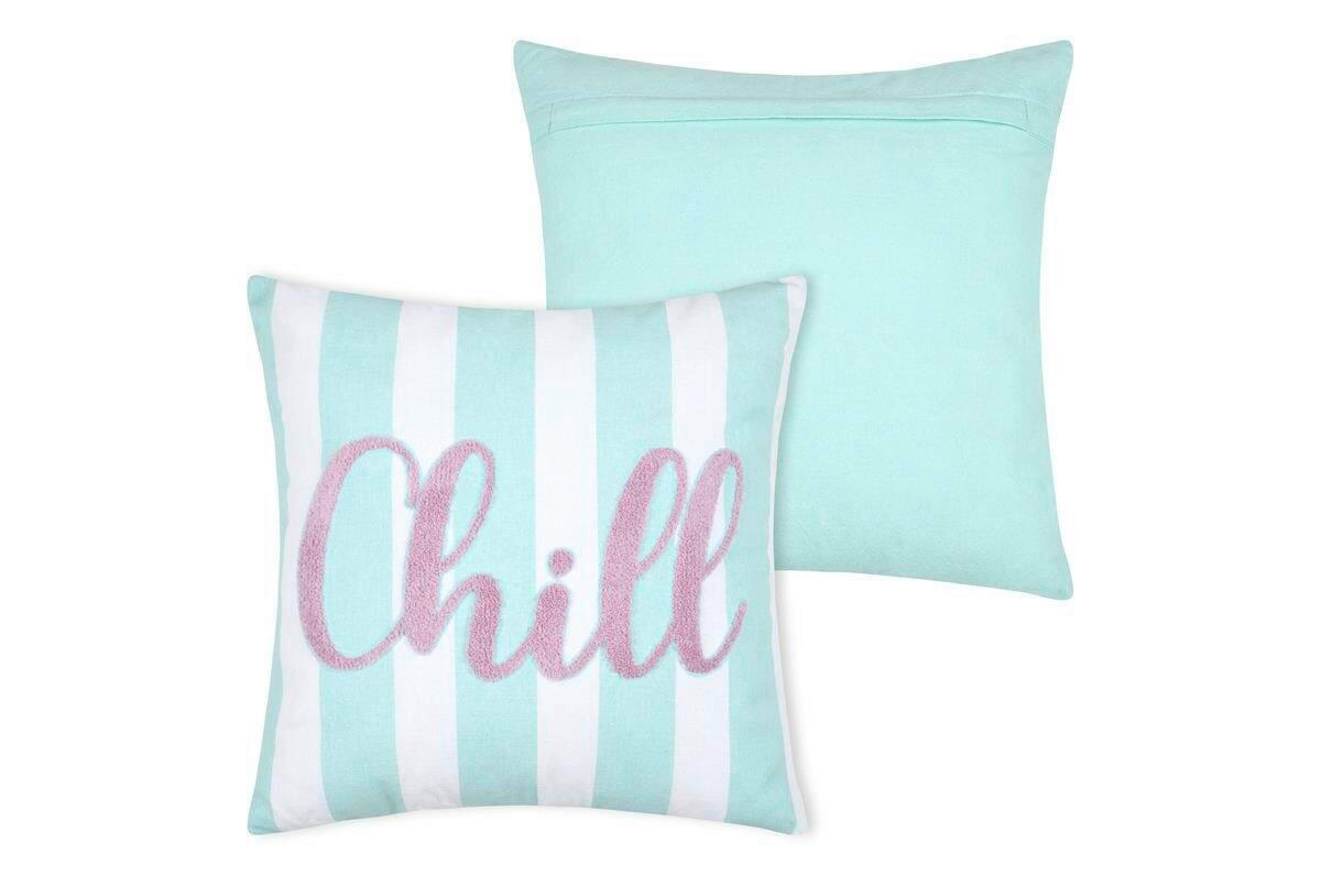 OKRASNA BLAZINA  COOL VIBES    45/45 cm         - metino zelena, Basics, tekstil (45/45cm) - Esposa