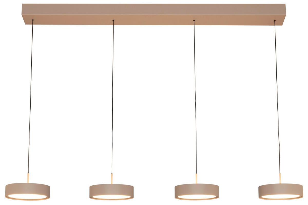 LED FÜGGŐLÁMPA 118/17,5/180 cm  - homok, Design, fém (118/17,5/180cm) - Dieter Knoll