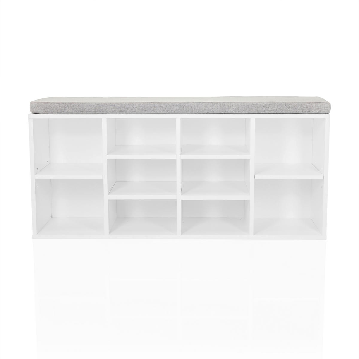 SCHUHSCHRANK  in 103,5/48,5/29,5 cm  - Weiß, MODERN, Holzwerkstoff (103,5/48,5/29,5cm) - MID.YOU