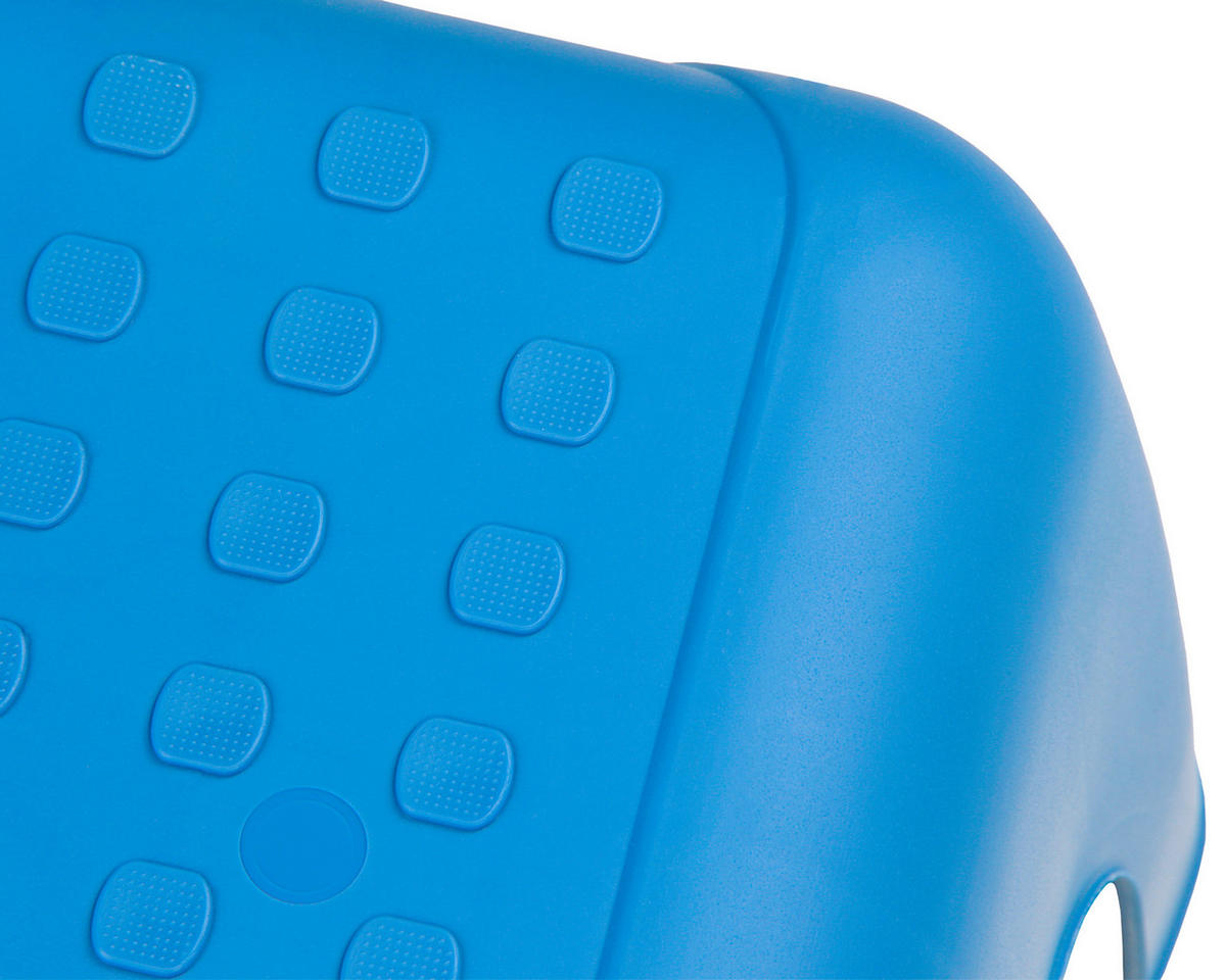 TRITTHOCKER Dunkelblau  - Dunkelblau, Basics, Kunststoff (44/23,5/31cm) - Ambia Garden