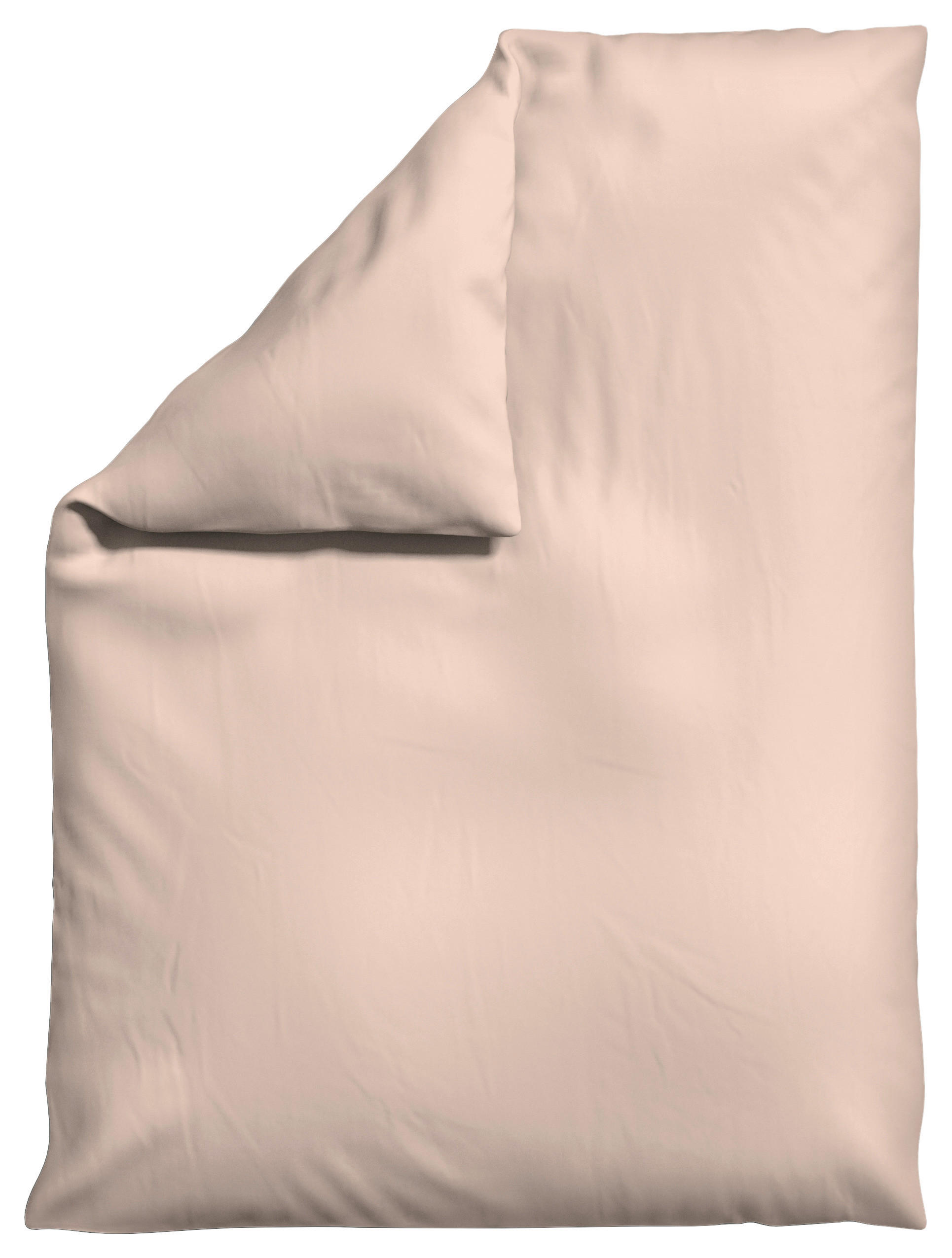 Schlafgut Bettdeckenbezug Woven Satin Hellrot 155x220 cm