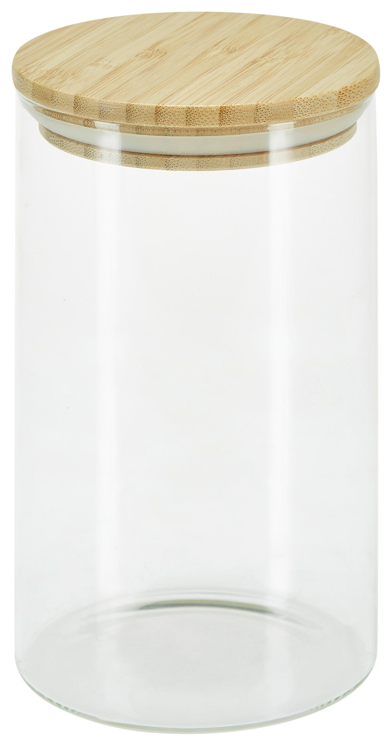 Vorratsglas Aus Glas Cristin Ca. 1 L, Mit Bambusdeckel