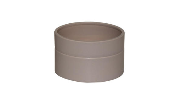 VASE 12 cm - Taupe, MODERN, Keramik (20/20/12cm) - Novel