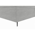 BOXSPRINGBETT 180/200 cm  in Hellgrau  - Hellgrau/Schwarz, KONVENTIONELL, Textil/Metall (180/200cm) - Carryhome