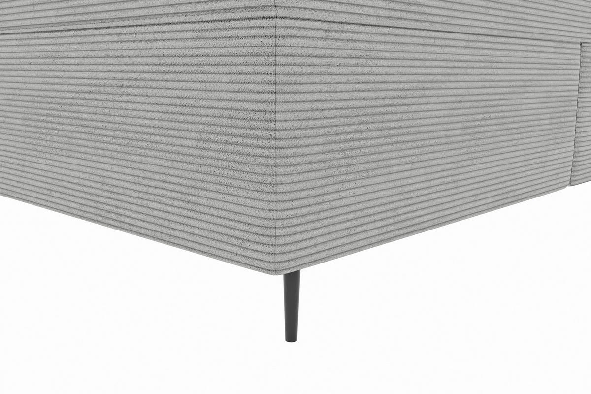 BOXSPRINGBETT 180/200 cm  in Hellgrau  - Hellgrau/Schwarz, KONVENTIONELL, Textil/Metall (180/200cm) - Boxxx
