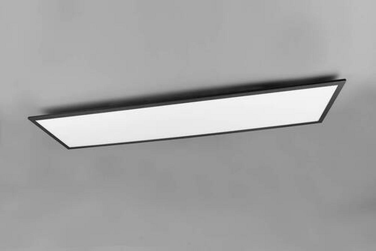 LED-DECKENLEUCHTE 33,5 W    119,5/29,5/5 cm  - Schwarz, Basics, Metall (119,5/29,5/5cm)