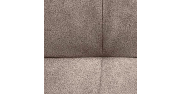 ECKBANK 170/210 cm Mikrofaser Braun, Schwarz   - Schwarz/Braun, Design, Textil/Metall (170/210cm) - Hom`in