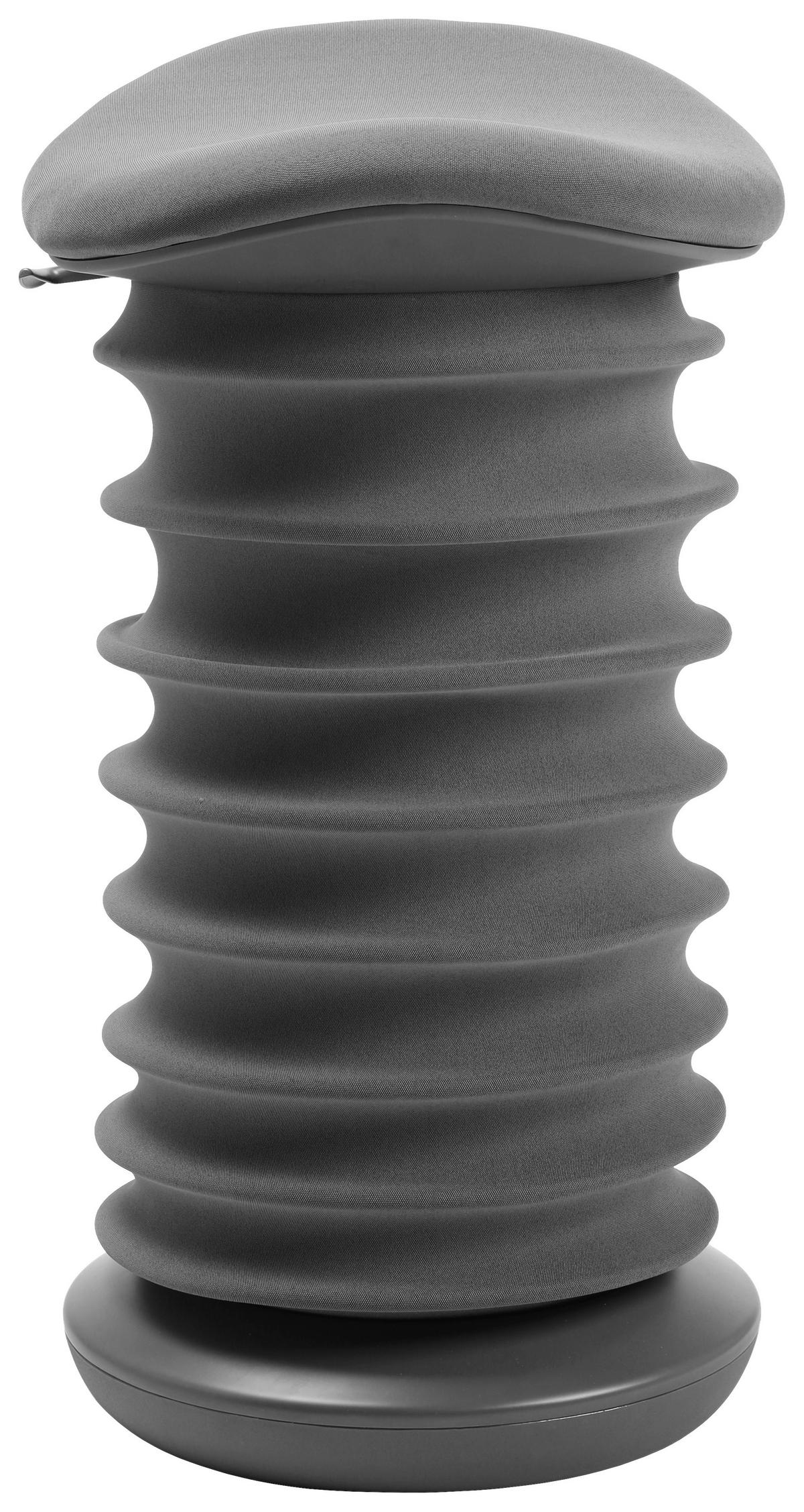 BÜROHOCKER Grau  - Anthrazit/Grau, Design, Kunststoff/Textil (37,5/53-64/36cm) - Topstar