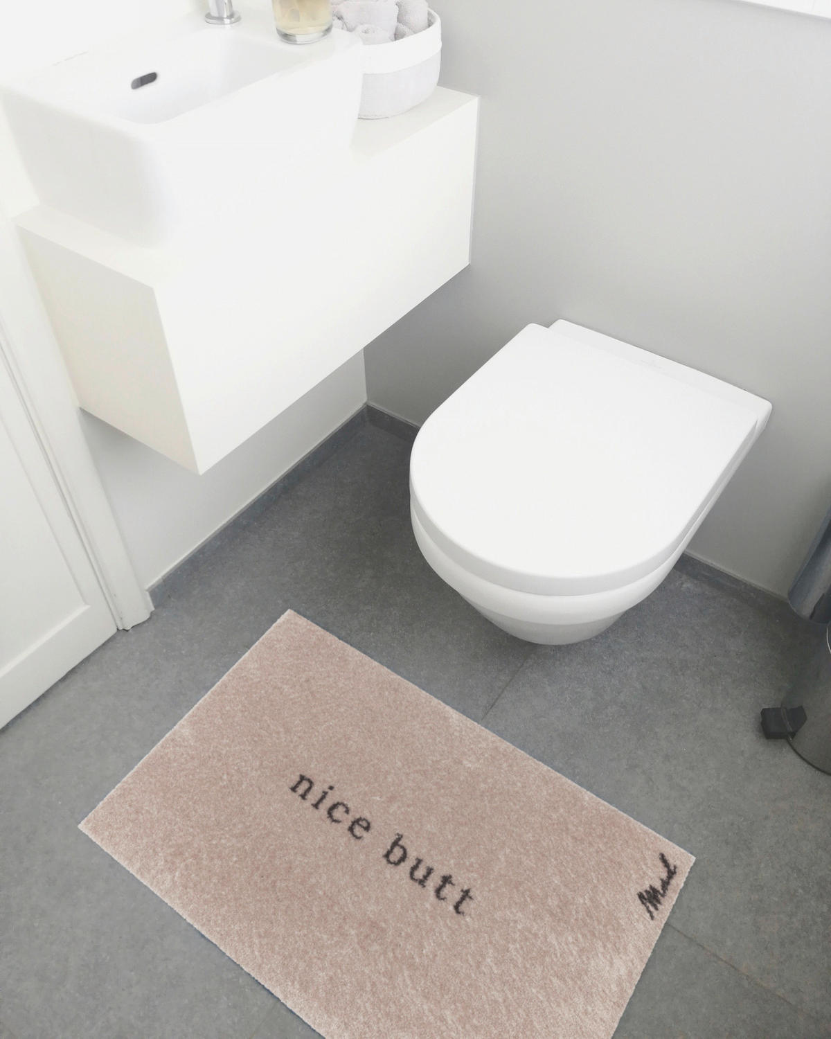 FUßMATTE  50/75 cm  Creme  - Creme, Trend, Kunststoff (50/75cm) - madaboutmats