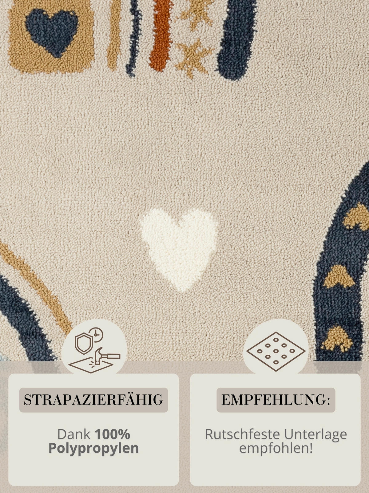 KINDERTEPPICH 160/235 cm Adventures  - Beige/Multicolor, Design, Kunststoff/Textil (160/235cm) - Ted Baker