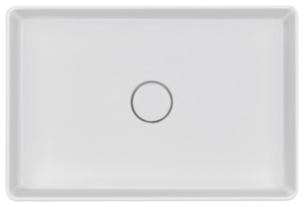 WASCHBECKEN 60/10,6/40 cm  - Weiß, Basics, Keramik (60/10,6/40cm) - Systemceram