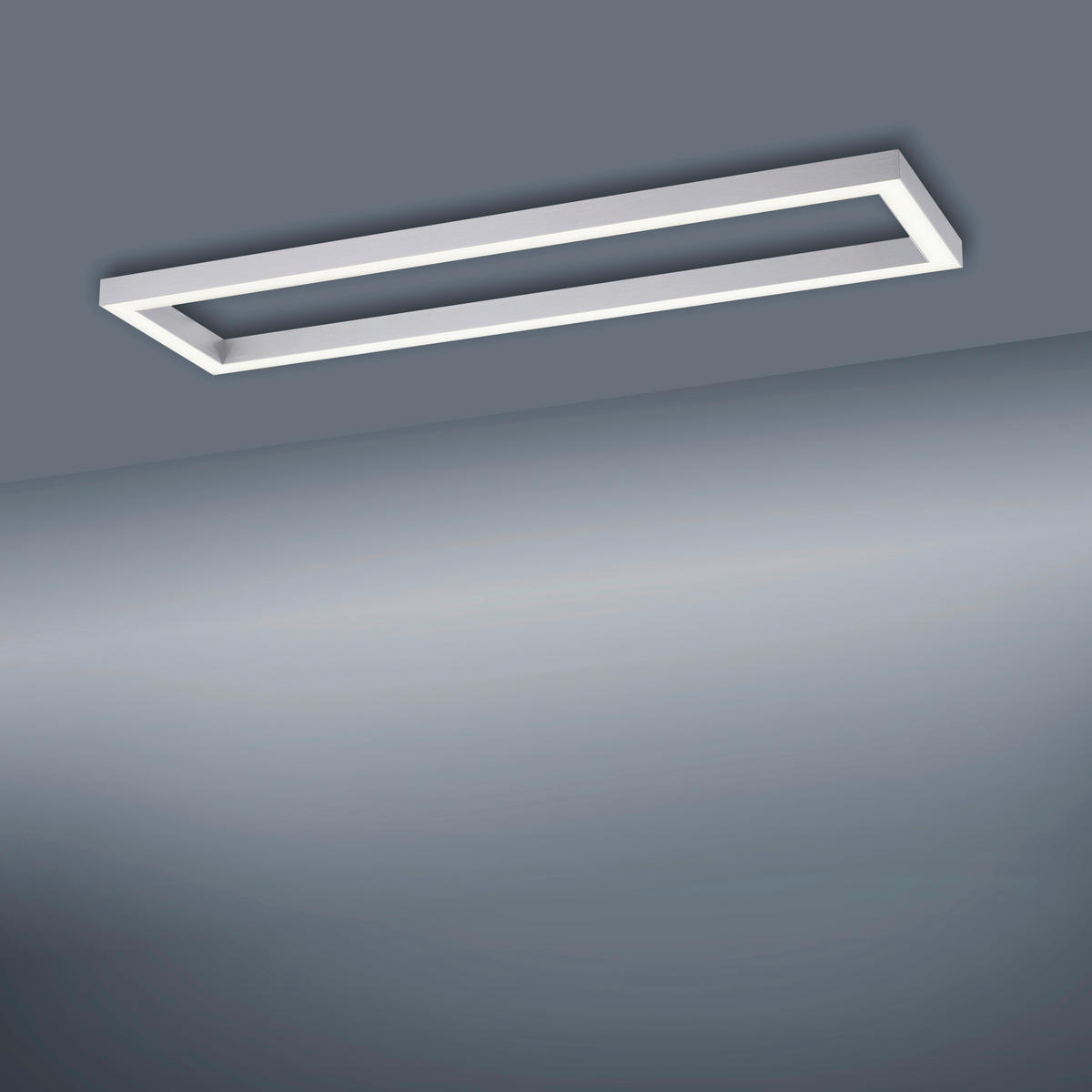 LED-DECKENLEUCHTE PURE-LINES   - Alufarben, Design, Kunststoff/Metall (110/30cm) - Neuhaus PURE