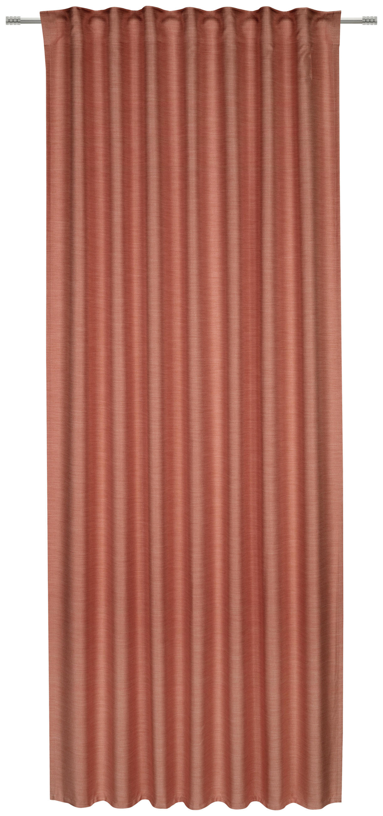 FERTIGVORHANG  blickdicht   140/245 cm  - Terracotta, Basics, Textil (140/245cm) - Esposa