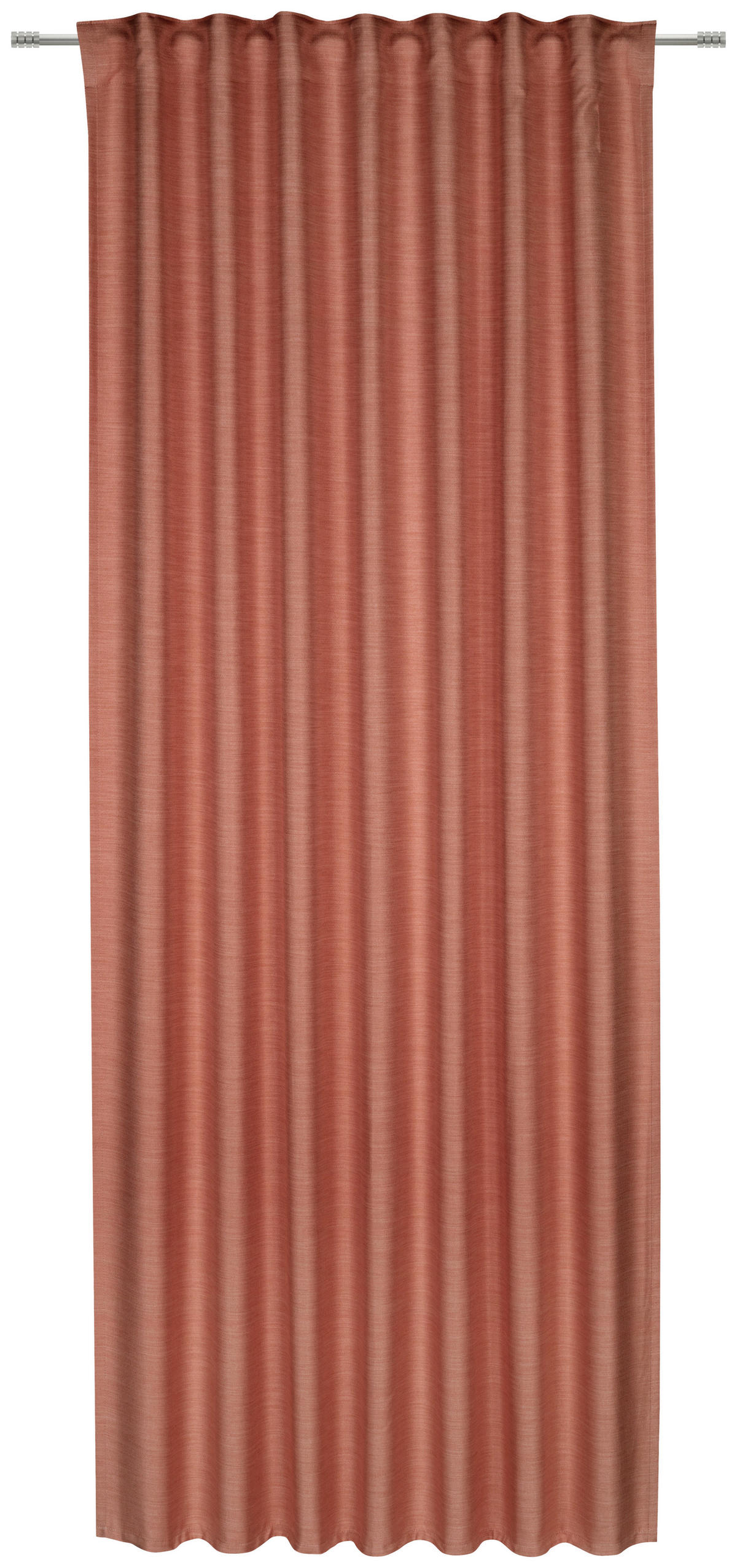 FERTIGVORHANG  blickdicht   140/245 cm  - Terracotta, Basics, Textil (140/245cm) - Esposa