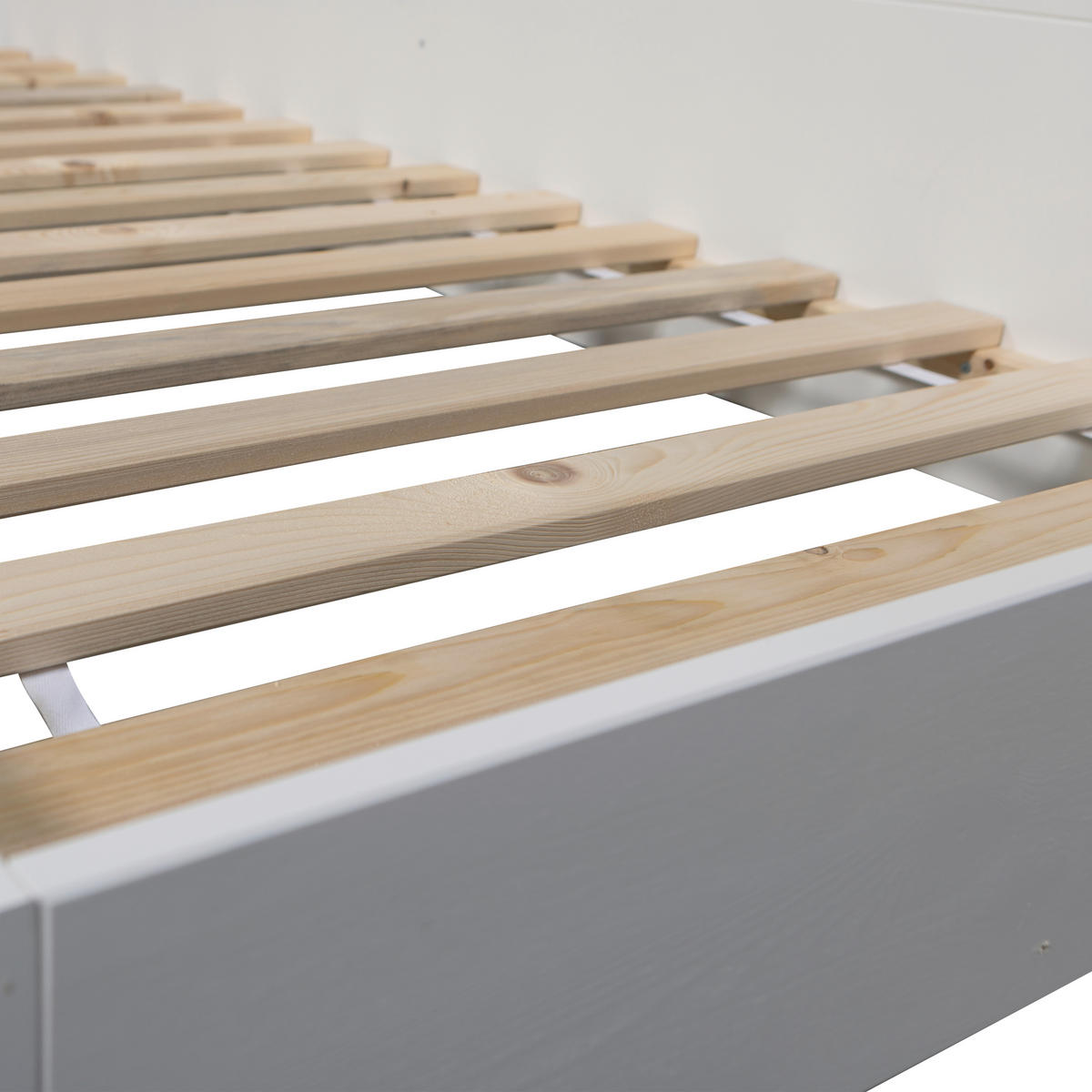 BODENBETT. - Weiß, Basics, Holz (90/200cm) - MID.YOU