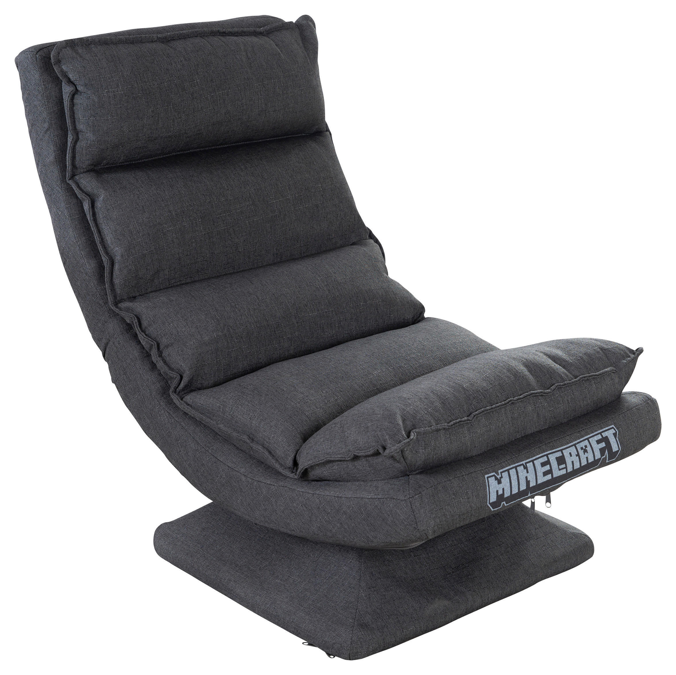 LOUNGE NASLANJAČ tkanina  - siva, Moderno, kovina/tekstil (59/83/59cm) - Minecraft
