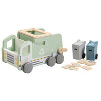 MÜLLWAGEN - Multicolor, Trend, Holz/Kunststoff (24/14/11,5cm) - Avelia