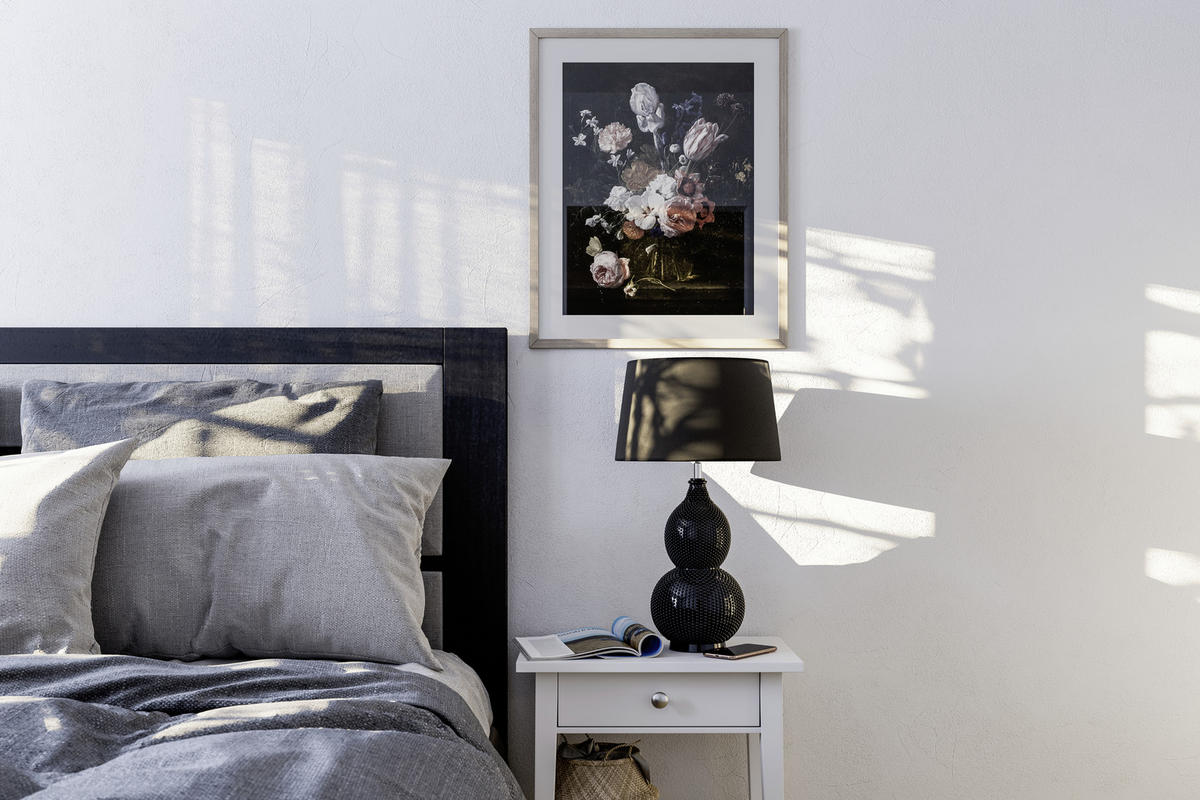 STOLNÍ LAMPA, E27, 33/56,5 cm  - černá, Design, textil/plast (33/56,5cm) - By Rydéns