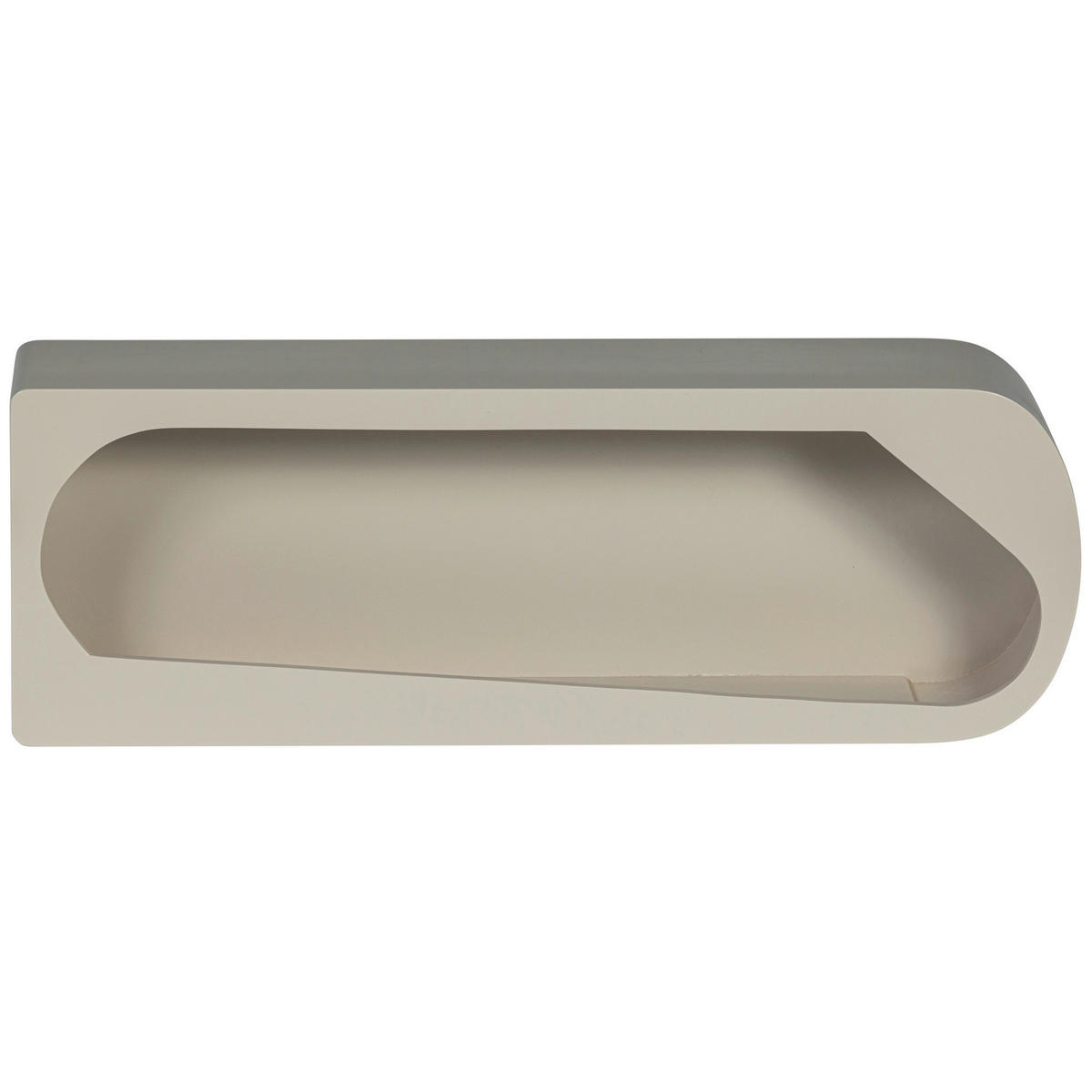 WANDREGAL Eukalyptusholz Grau  - Grau, Design, Holz (24/70/15cm) - Carryhome