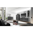 SIDEBOARD 169/89/42 cm  in Anthrazit  - Anthrazit/Schwarz, Design, Glas/Holzwerkstoff (169/89/42cm) - Novel