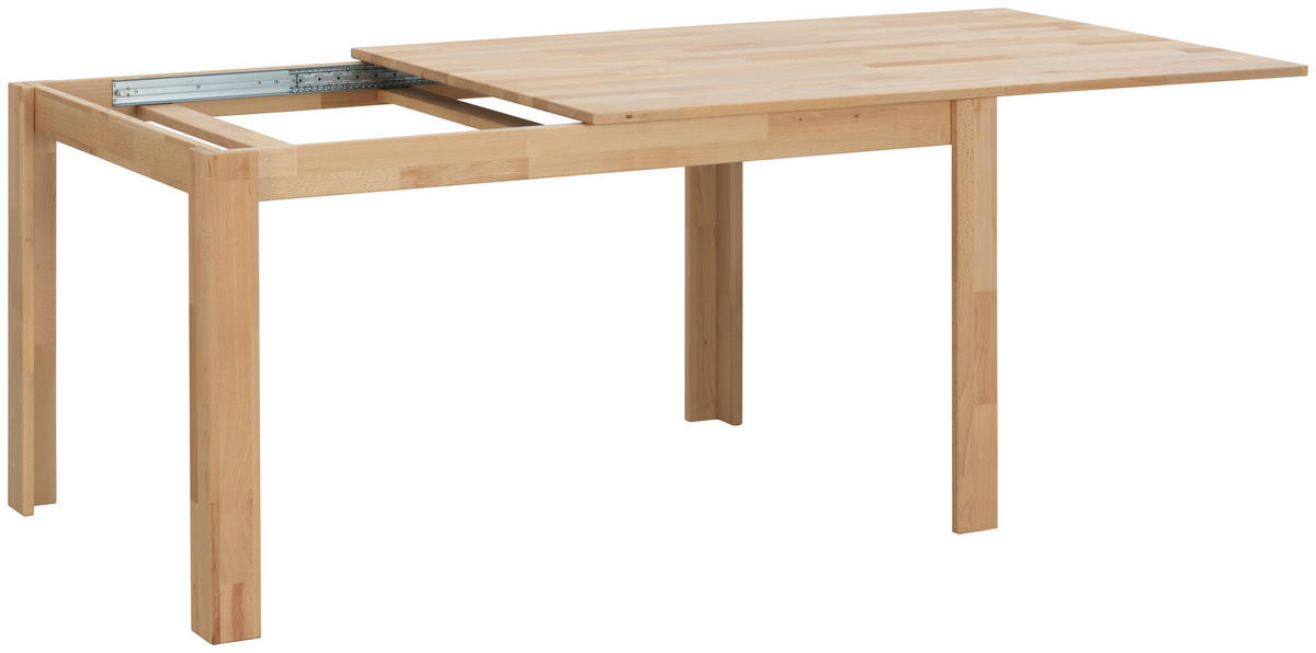 JÍDELNÍ STŮL, jádrový buk, 140-200/90/76 cm - jádrový buk, Natur, dřevo (140-200/90/76cm) - Livetastic