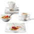 PODŠÁLEK, porcelán, - bílá/hnědá, Design, keramika (15cm) - Ritzenhoff Breker PODŠÁLEK, porcelán, - bílá/hnědá, Design, keramika (15cm) - Ritzenhoff Breker