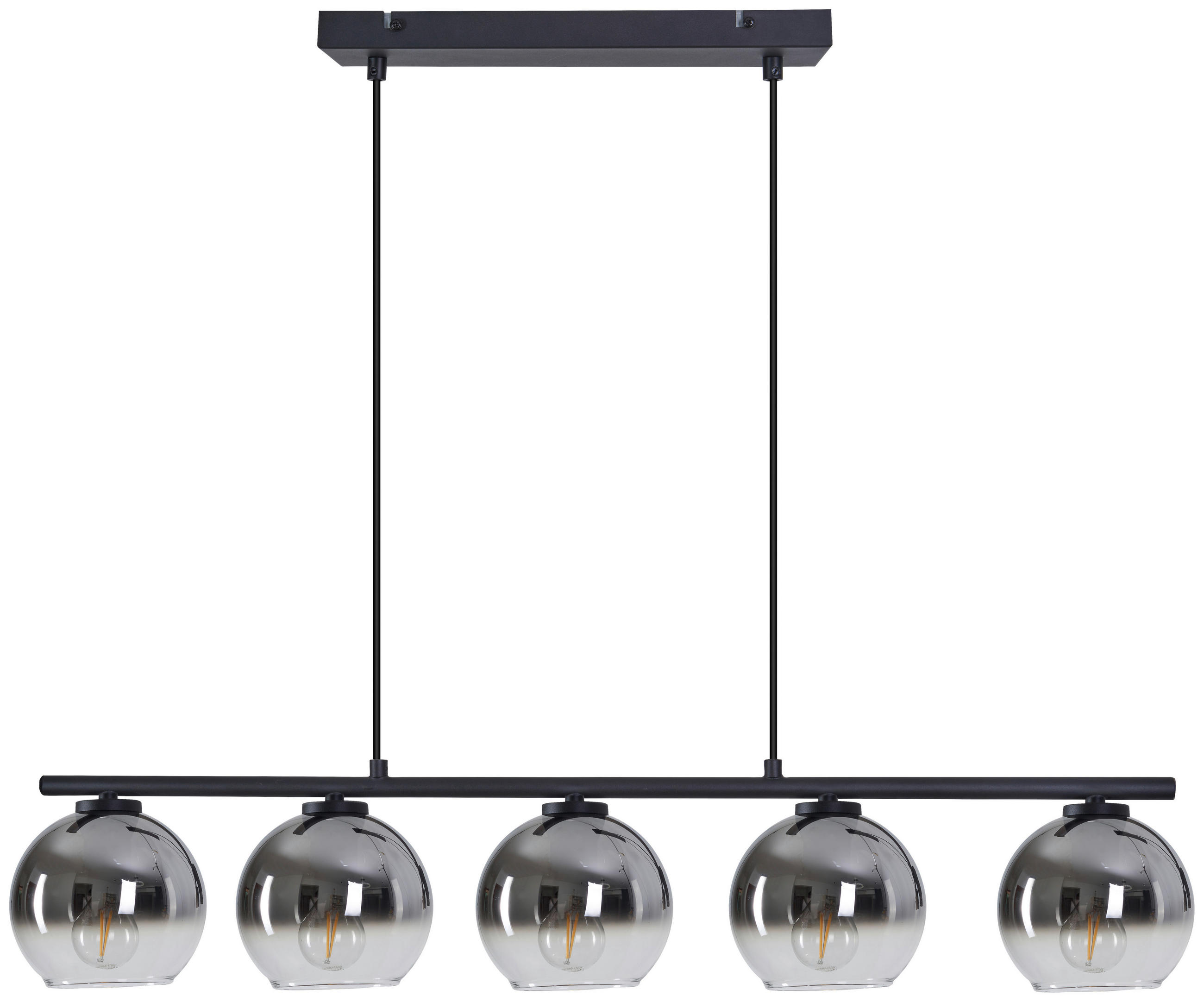 HÄNGELEUCHTE 83/13/150 cm   - Schwarz, Basics, Glas (83/13/150cm) - Novel