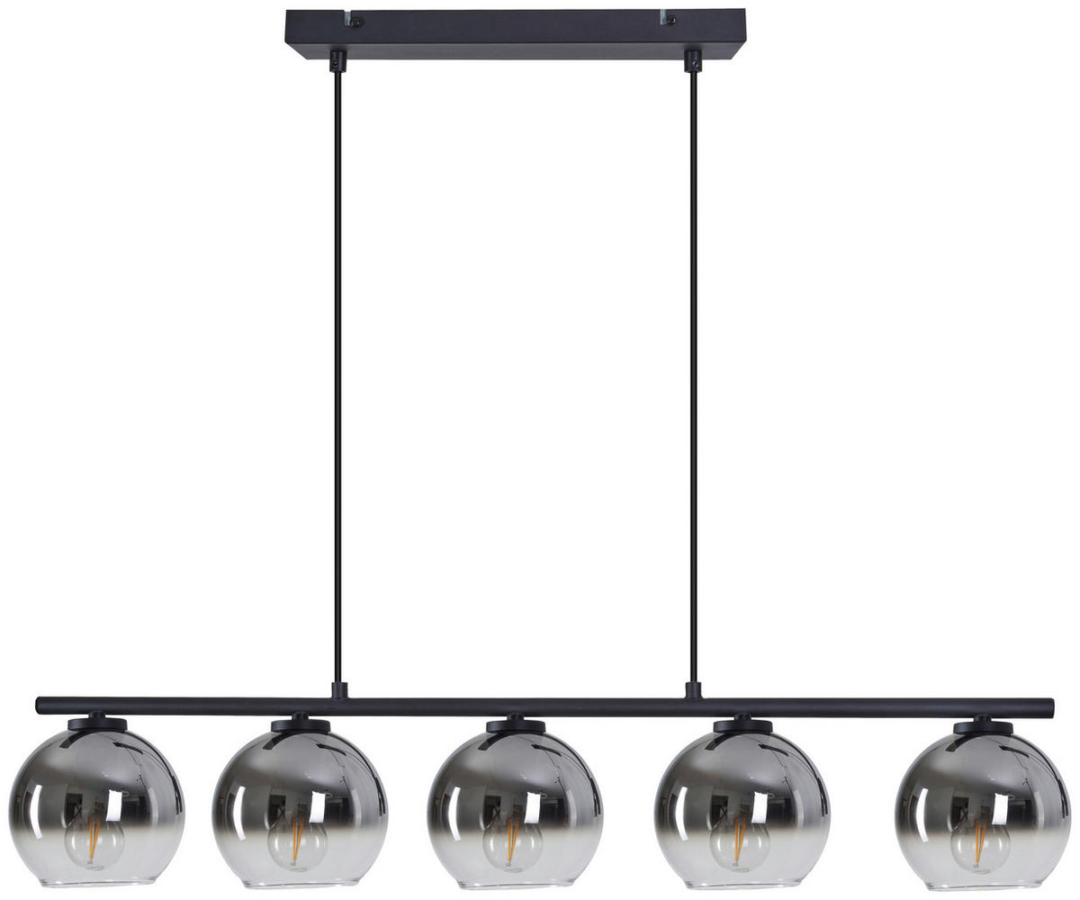 HÄNGELEUCHTE 83/13/150 cm   - Schwarz, Basics, Glas (83/13/150cm) - Novel