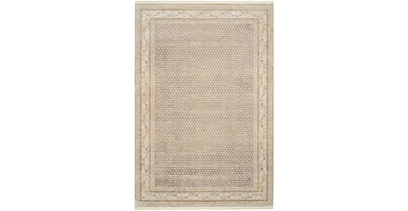 WEBTEPPICH  Wohnzimmer 120/180 cm Monza Goldfarben, Beige rechteckig  - Beige/Goldfarben, KONVENTIONELL, Textil (120/180cm) - Dieter Knoll