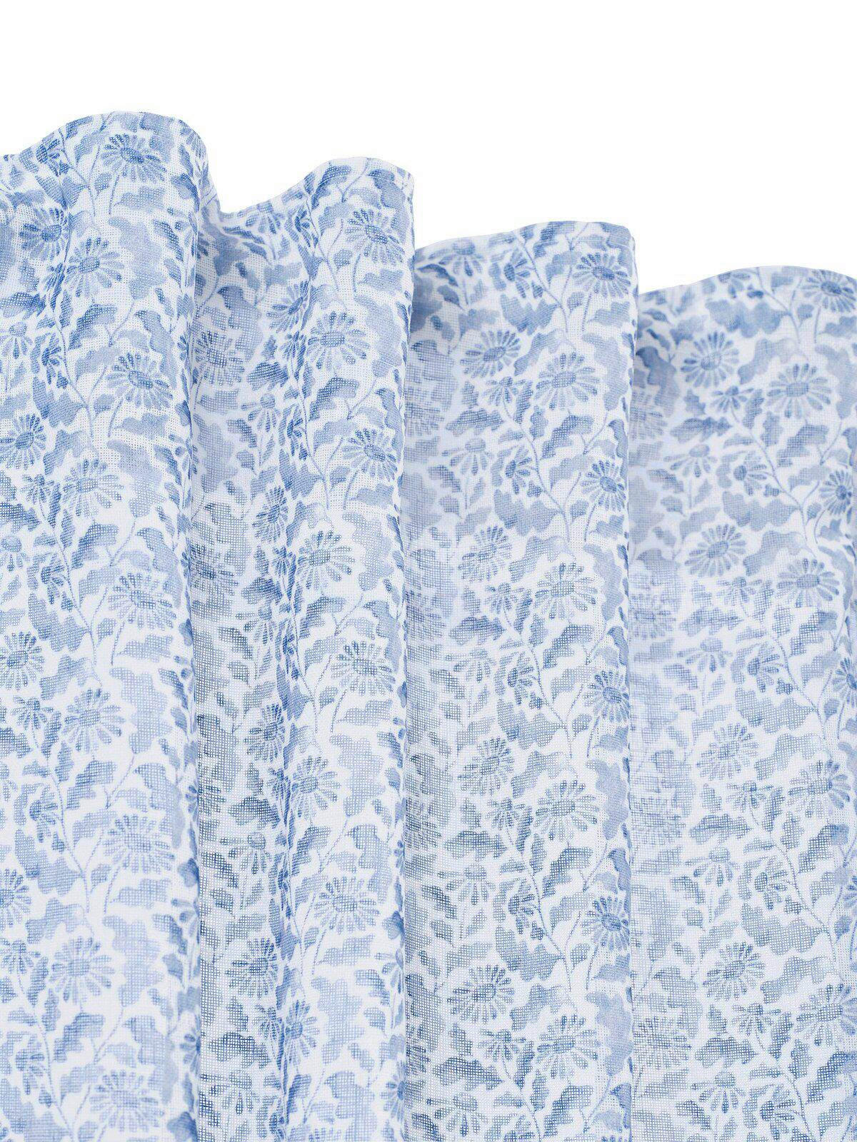 FERTIGVORHANG halbtransparent  - Blau, Design, Textil (140/280cm) - Svanefors