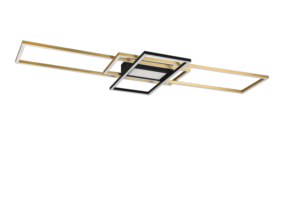LED-DECKENLEUCHTE   - Messingfarben, Design, Metall (105/6,5/42cm) - Trio Leuchten