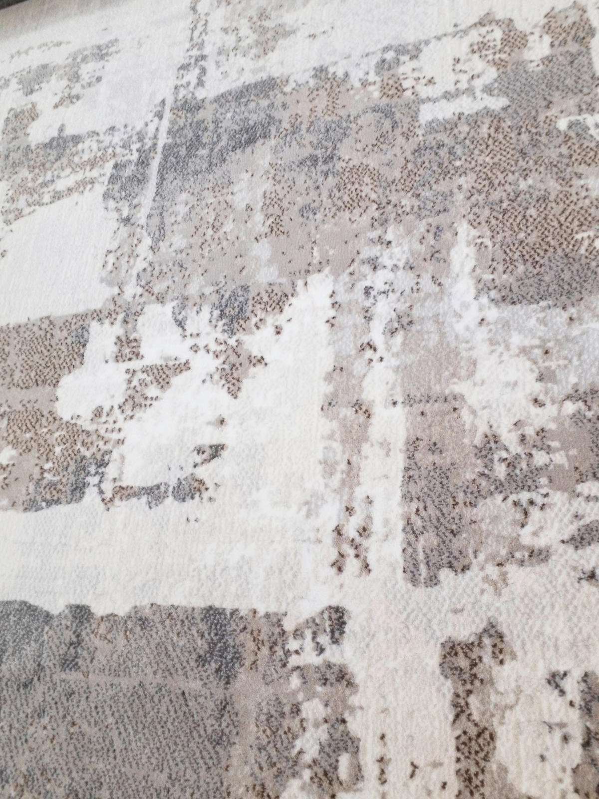 WEBTEPPICH 135/200 cm Tierra Hellgrau, Beige  - Beige/Hellgrau, Design, Textil (135/200cm) - Novel