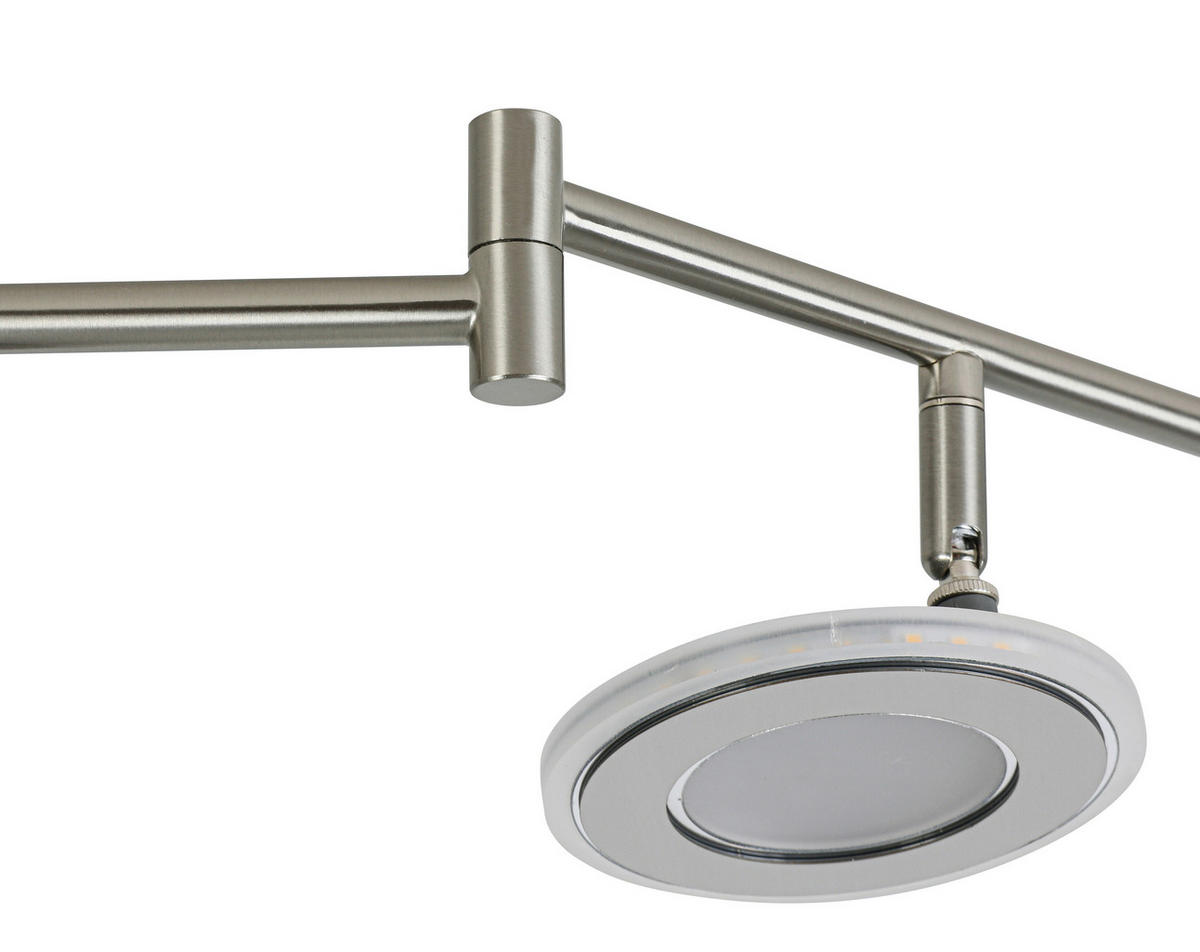 LED-STRAHLER 150/21/13 cm  - Chromfarben/Nickelfarben, Design, Kunststoff/Metall (150/21/13cm) - Novel