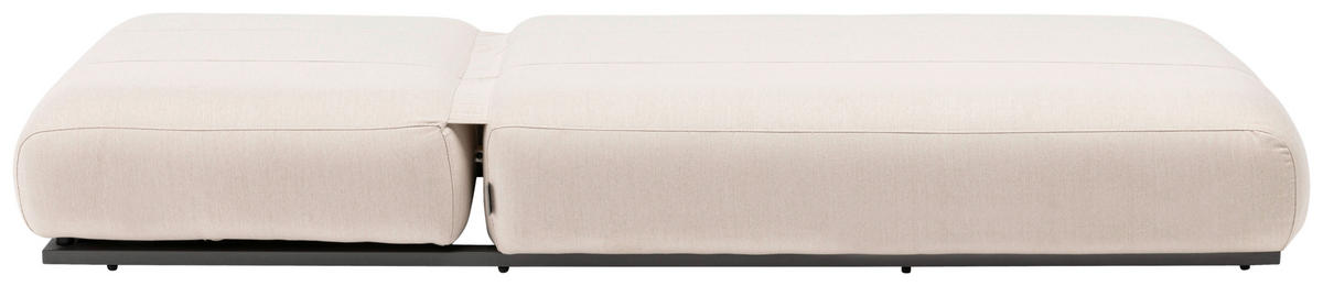 SONNENLIEGE 90/33/213 cm  - Anthrazit/Naturfarben, Basics, Textil/Metall (90/33/213cm) - Kettler